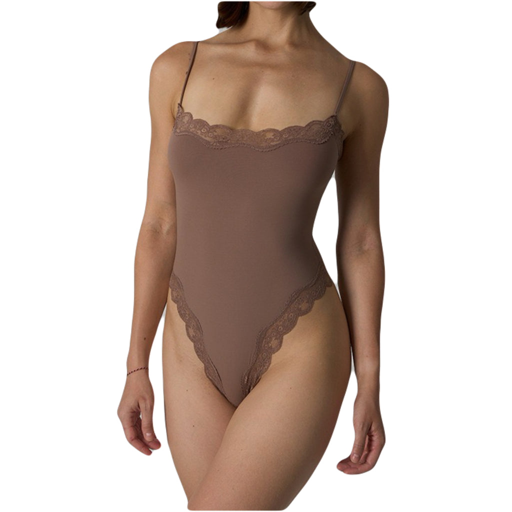 Silhouette Lace Teddy